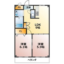 吉浜駅 徒歩21分 1階の物件間取画像